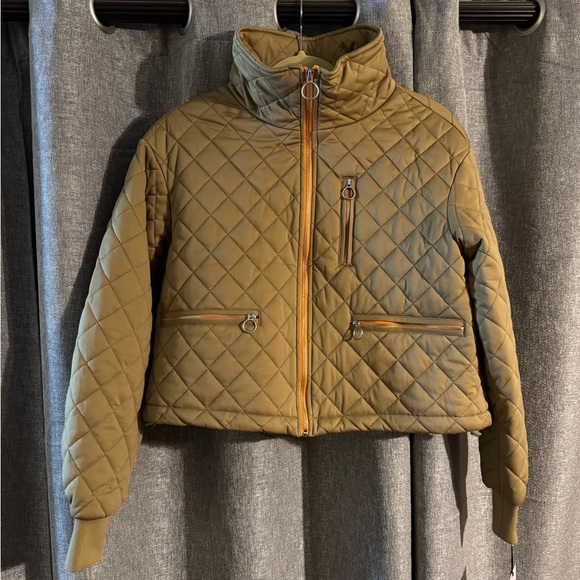 Avec Les Filles Quilted Crop Jacket - Picture 4 of 14